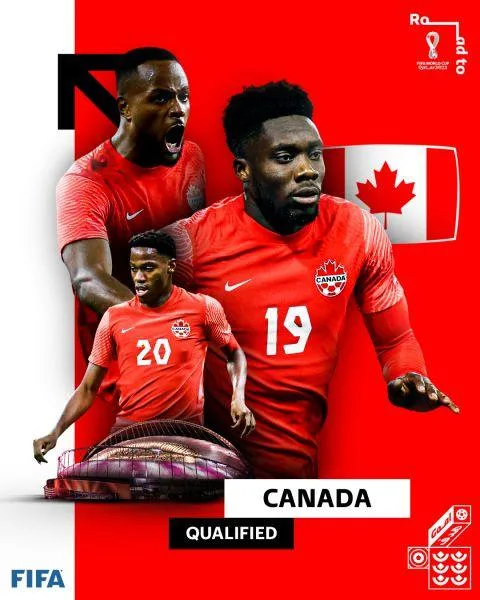加拿大成第20支晉級卡達世足賽球隊