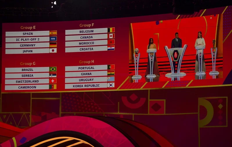 世界盃分組出爐，西班牙、德國與日本落居同組成死亡之組。
