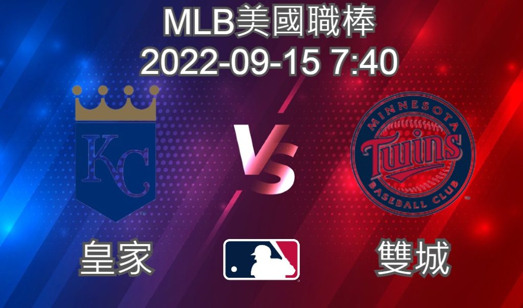 MLB美國職棒 2022-09-15 皇家 VS 雙城