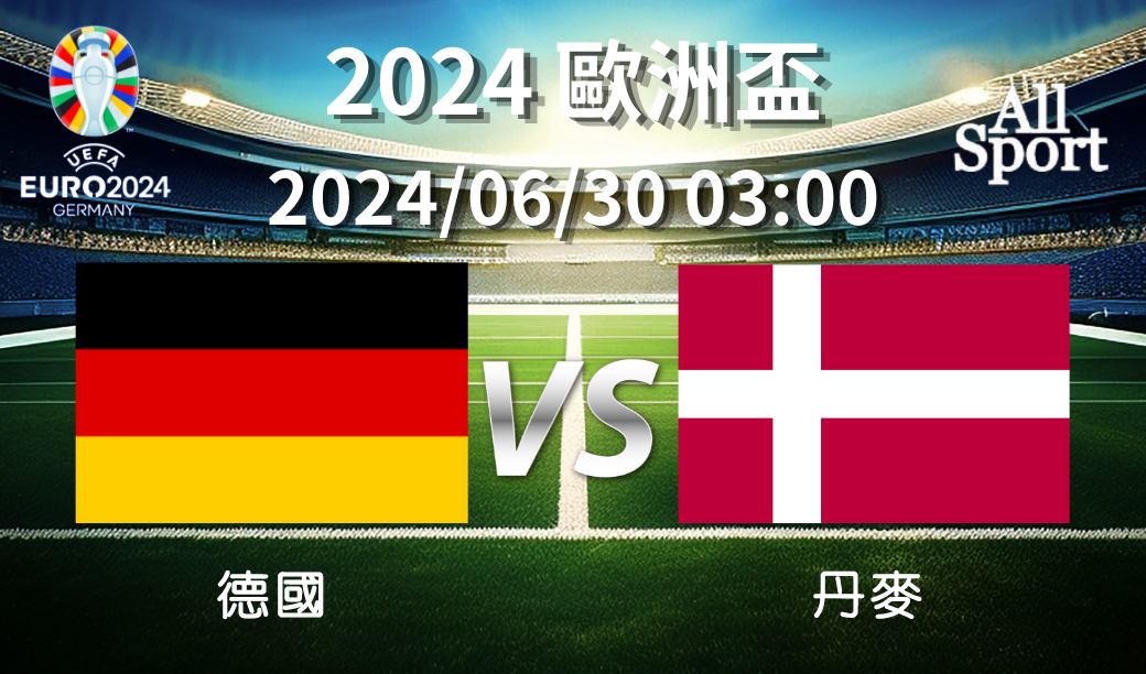 【UEFA歐洲盃】2024-06-30 德國VS丹麥 賽前分析