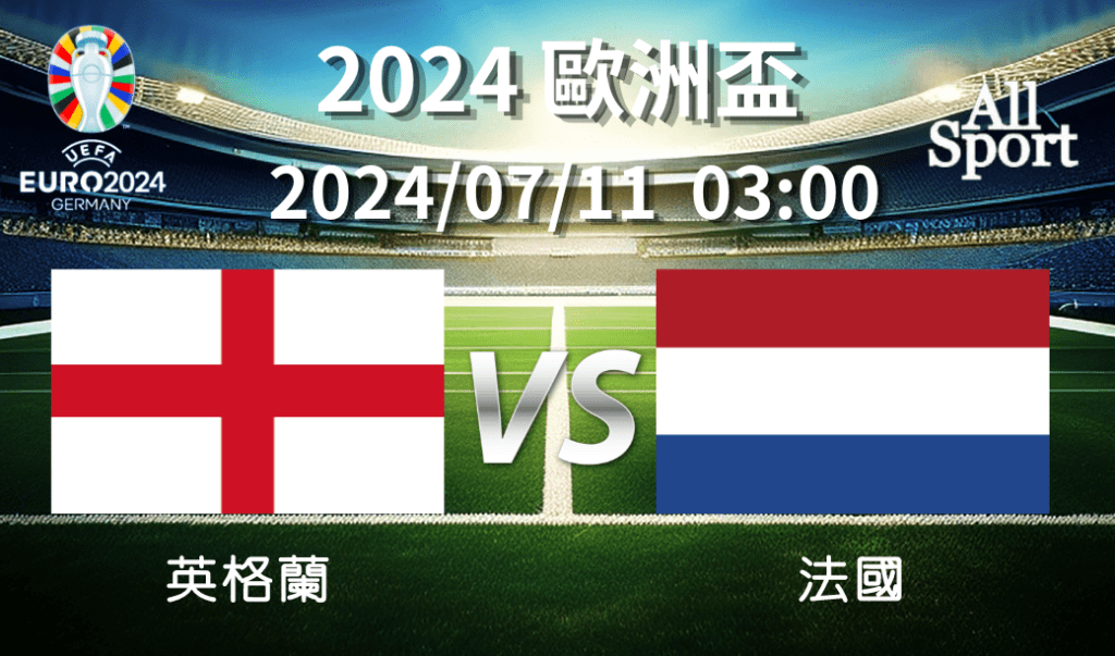 【UEFA歐洲盃】2024-07-11 英格蘭VS荷蘭 賽前分析